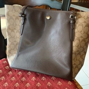 Coach Peyton Coated canvas saffiano tote